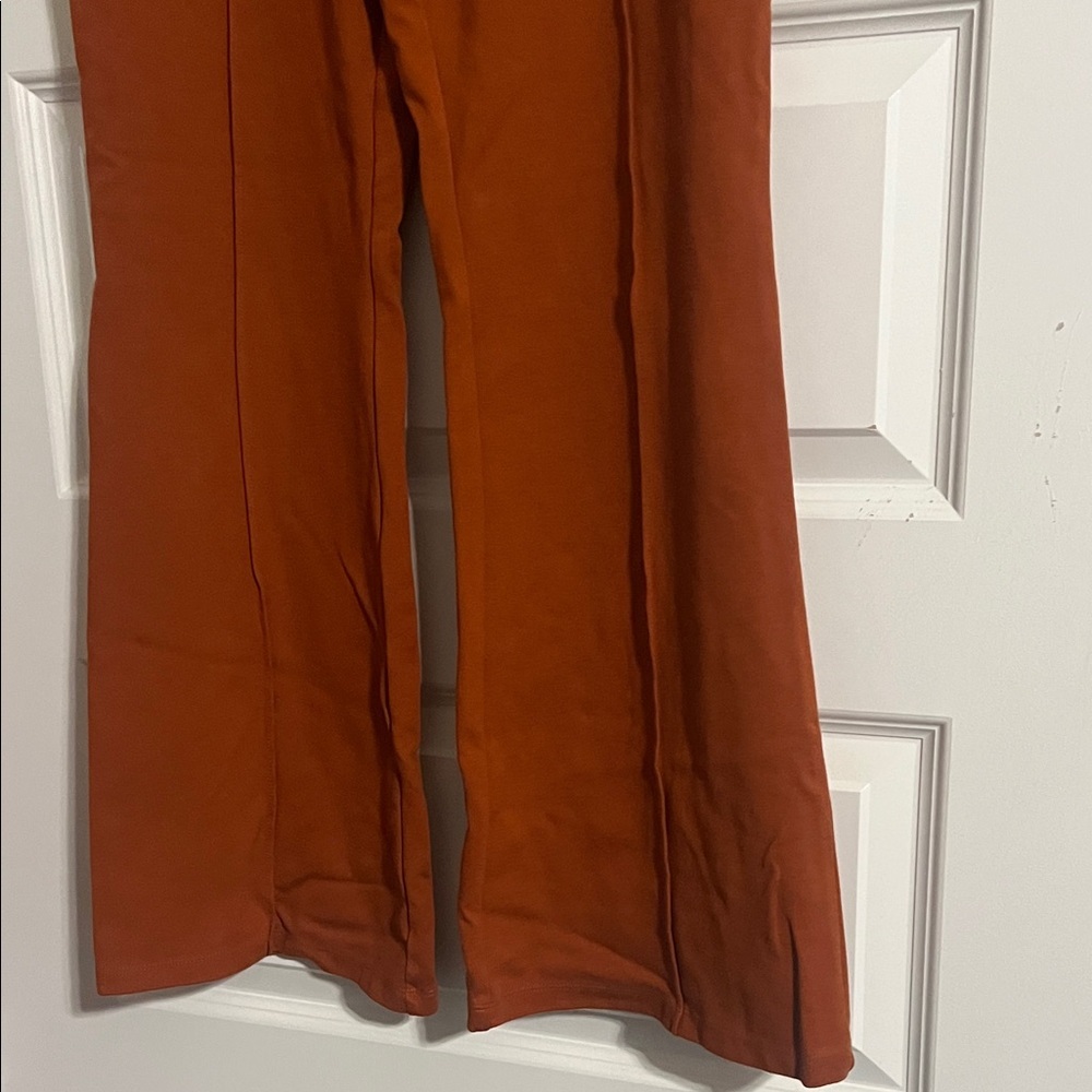 a new day Women's Terracotta Flare Pants - Picture 3 of 8